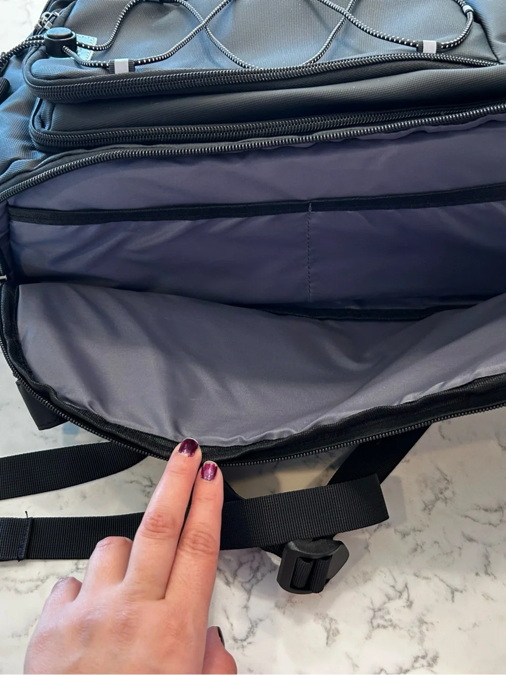 Mosiso Black Travel Bag‎ Backpack